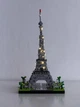 Великий дитячий конструктор Конструктор Ейфелева вежа Париж Paris Tower 1175 деталей з LED-підсвіткою , конструктор-нічник - зображення 11