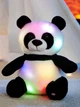 Мягкая интерактивная игрушка "Панда" с LED-подсветкой 30см (с батарейками) - изображение 2