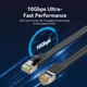 Патч-корд Vention ICGBL RJ45 Cat.7 плоский 10 м Черный (6922794796294) - изображение 3