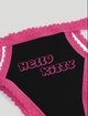 Комплект женского белья Хелоу Кити Топ и трусики Hello Kitty Lingerie Set Аниме Санрио Y2K тренд (черно-розовый) S - изображение 6