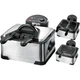 Фритюрница Clatronic FR 3195, 4 л, 2 корзины, 2000 Вт, нержавеющая сталь, холодная зона - изображение 8