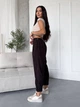 Жіночі вельветові брюки звужені донизу Uaclothes 42-44 Коричневий (like39211-196481349) - изображение 5