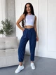 Жіночі вельветові брюки звужені донизу Uaclothes 46-48 Синій (like39214-196511350) - зображення 1