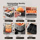 Кастрюля Midea Hot Pot электрическая 8 л, двусторонний контроль температуры, HGS382712 - изображение 4