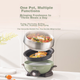 Кастрюля ERNTE Small Green Pot электрическая 2л, для 2-3 человек, оливково-зеленая, EHP-25012S - изображение 4