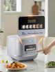 Електрична рисоварка Midea Rice Cooker 5 л для домашнього використання, розрахована на 5-8 осіб, велика місткість, антибактеріальна порцелянова внутрішня каструля, рис на дровах, мікротиск, розумне резервування, багатофункціональна швидка варка MB-5E61 - изображение 5