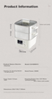 Электропароварка TOSHIBA Xiaobailu ES-08MHVC, 12 л, многофункциональная, для тушения и пара - изображение 7