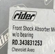 Опора переднего амортизатора RIDER RD.343831253 (без подшипника) CHEVROLET AVEO усиленная - зображення 5