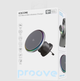 Автодержатель Proove IceCore Qi2 с MagSafe и беспроводной зарядкой 15W, активным охлаждением и RGB-подсветкой, на дефлектор, графитовый - изображение 9