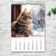 Календарь 2027 настенный перекидной КОТЫ 13 ЛИСТОВ ENTERSTORE 42х29.7 см (ART 250131) - изображение 2