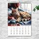 Календарь 2027 настенный перекидной КОТЫ 13 ЛИСТОВ ENTERSTORE 42х29.7 см (ART 250131) - изображение 3