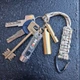 Темляк с паракорда с карабином для фонарика, ножа, ключей 18см 2Т07 - изображение 8