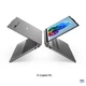 Ноутбук 2-в-1 Lenovo IdeaPad 5 (83UG004QRM), Intel Core Ultra 5 322 / 14" / Touch / RAM 16 ГБ DDR5 / SSD 512 ТБ / Intel Graphics / Без ОС / Сірий - изображение 7