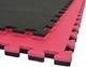 Коврик для фитнеса Bushido Puzzle Tatami 100 x 100 x 2 см Черно-красный (5902539018967) - изображение 4