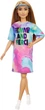 Лялька Барбі Модниця Barbie Fashionistas Doll with Light Brown Hair Wearing Tie-Dye T-Shirt Dress 159 (GRB51) - зображення 1