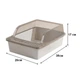 Туалет для кішок Taotaopets 263303 Gray котячий лоток з лопаткою - зображення 3