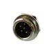 Разъем miniXLR круглый 5-контактный New Tide золотое покрытие контактов 92M-503 (5P) металлическое крепление 1шт - изображение 4