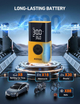 Портативний компресор AstroAI L7S 150 PSI, 4000 мАг, цифровий манометр, автостоп, LED, 5 режимів, жовтий - зображення 4