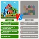 Кубики Майнкрафт Minecraft магнітний конструктор для дітей 150 блоків +4 подставки. - изображение 5