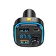 ФМ-модулятор XO BCC08 MP3 5V/3.1A Car Charger with Ambient Light Чорний - изображение 6