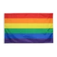 ЛГБТ прапор 150 * 90 см. Райдужний прапор. LGBT flag - зображення 1