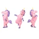 Надувной костюм Единорога, Unicorn косплэй, костюм розовой лошадки. Единорог надувной 2,5м - изображение 2