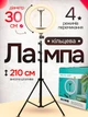 Кільцева LED лампа 30 см Ring Light зі штативом 210 см та тримачем для телефону професійне кільцеве селфі світло з регулюванням яскравості і колірної температури 3 режими для блогера візажиста б'юті-майстра фото і відеозйомки ТікТок - зображення 1