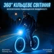 Світлодіодна насадка на ніпель колеса авто, мото, вело LED Wheel Valve Cap Light Blue 1 штука - зображення 2
