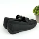 Класичні мокасини для школи для хлопчика Apawwa (ABY0253P black) Розмір 37, 23.5 см - зображення 4
