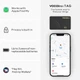 Трекер для кошелька / тонкий Bluetooth-локатор-карта для поиска вещей, совместимый с iOS / умный трекер для отслеживания - изображение 3
