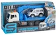 Іграшка CARS S Евакуатор з краном та поліцейською машиною 1:16 (CJ-2180222) (7259644) - изображение 2