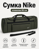 Сумка Nike оливкова 80 см — спортивна дорожня для спортзалу з відділеннями на блискавці та плечовим ременем - зображення 1