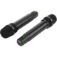 Мікрофон для караоке REAL-EL KM-850, Black, 6.35 мм jack, підключення бездротове, - 60 дБ, радіус дії до 25 м, 2 шт (EL121900002) - изображение 3