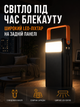 Павербанк Andowl Q-TD86X1 75000 мАг Power Bank зовнішній акумулятор із сонячною батареєю LED-ліхтарем швидким заряджанням QC 3.0 4 USB вбудованими кабелями Lightning Type-C для телефона чорний - зображення 3