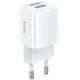 Мережевий зарядний пристрій HOCO N8 Briar dual port charger Micro USB cable 12W White - зображення 6