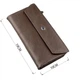 Практичный женский кошелек-клатч ST Leather 18841 коричневый - изображение 7
