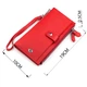 Кошелек женский ST Leather 18381 (ST420) многофункциональный красный - изображение 6