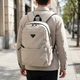 Рюкзак текстильный smart унисекс 20624 Vintage серый - изображение 2
