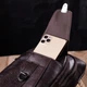 Удобная мужская сумка через плечо из натуральной кожи. Vintage 21306 коричневая. - изображение 10
