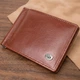 Удобный зажим для денег из натуральной гладкой кожи ST Leather 19427 коричневый - изображение 1