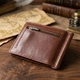 Удобный зажим для денег из натуральной гладкой кожи ST Leather 19427 коричневый - изображение 4