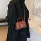 Каркасное небольшое кроссбоди из эко-кожи Lilly P2-17068985C коричневое - изображение 2