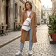 Стильна сумка жіноча з однією лямкою через плече з екошкіри Vintage 22757 біла - зображення 2