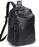 Кожаный мужской рюкзак для ноутбука и поездок черный Tiding Bag D3-93438 - изображение 1