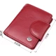 Женский кошелек вертикального формата из натуральной кожи ST Leather 23071 бордовый - изображение 7