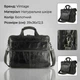 Сумка мужская 14364 Vintage болотная - изображение 3