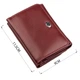 Компактный кошелек женский на кнопке ST Leather 18885 темно-красный. - изображение 7