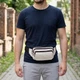 Сумка на пояс из натуральной кожи Vintage 21305 белая - изображение 2