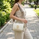 Удивительная сумка для стильных женщин из натуральной кожи Vintage 22264 белый - изображение 2