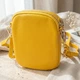 Модна сумка для жінок із м'якої натуральної шкіри Vintage 22342 жовта - зображення 4